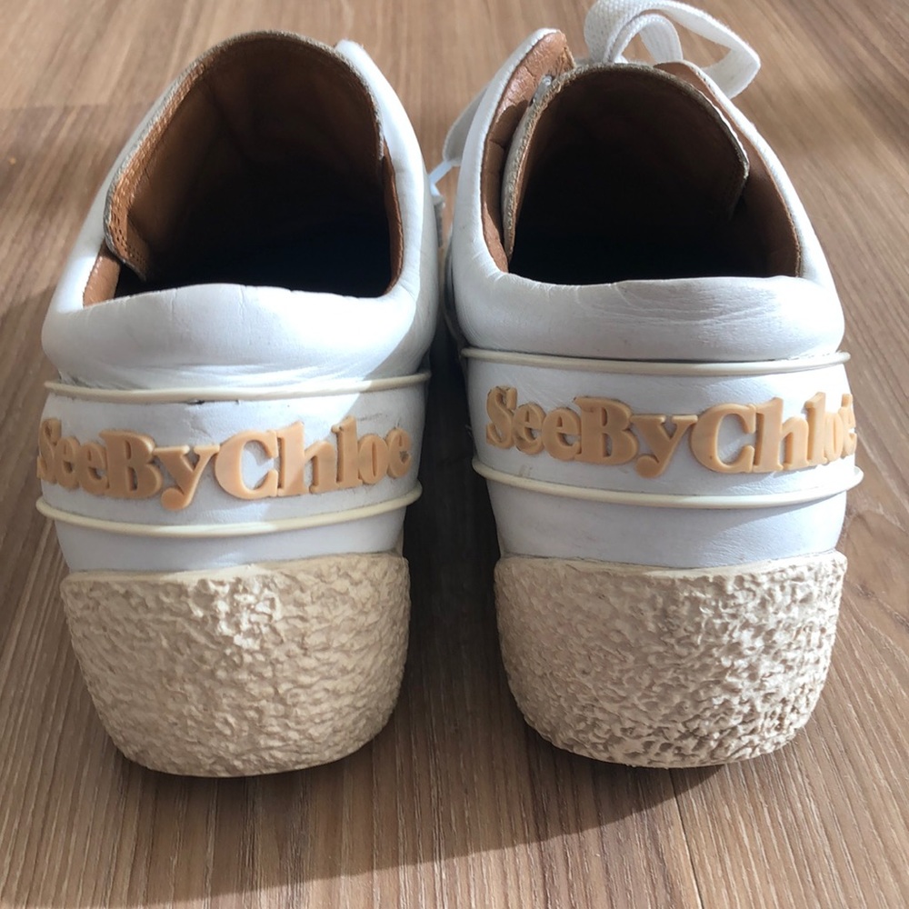 See By Chloe Sneakers size 39 white wedge
